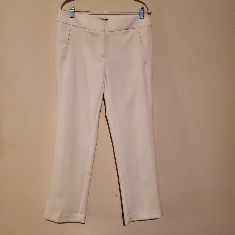 Ann Taylor Loft White Cigarette Pants Size 2